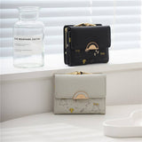 Spring Print 3-Fold Coin Clip Mini Wallet_Cwab06262