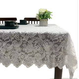 ROMANTIC LACE TABLECLOTH RECTANGULAR TABLECLOTH_CWMM1722