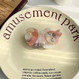 CUTE CAT DOG CLAW CLIP ACETATE ANIMAL HAIRPIN_CWAHA5892