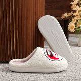 CHRISTMAS SNOWMAN TREE HOME COTTON SLIPPERS_CWMM3062