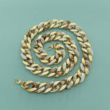 LARGE RESIN ACRYLIC BAG CHAIN WIDE SHOULDER STRAP_CWMM5097