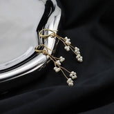 NEW HIGH END FASHION LONG PEARL EARRINGS_CWAJE3795