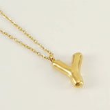18K GOLD 26 LETTER PENDANT NECKLACE_CWAJE0676