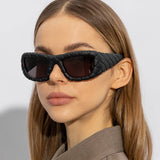 FASHIONABLE FAUX LEATHER LARGE FRAME SUNGLASSES_CWASG0732