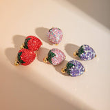 PERSONALIZED TRENDY STRAWBERRY EARRINGS_CWAJE1892