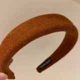 SOLID COLOR WOOL HEADBAND HAIRPIN HEADDRESS_CWAHA4027