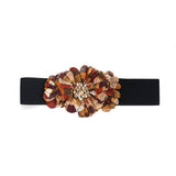 NEW FLORAL FABRIC WAIST BELT FOR DRESSES_CWMM6419