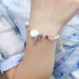 NATURAL STONE PEARL FRENCH NECKLACE BRACELET_CWAJE1693