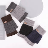 NEW ALPACA WINTER FINGERLESS WARM GLOVES_CWAG0242