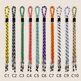 COLORFUL DUAL COLOR BLOCK BRAIDED GLASSES LANYARD_CWMM1157