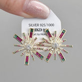 PERSONALIZED FIREWORKS EARRINGS_CWAJE1518