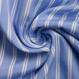 Vintage Striped Crew Neck With Bow Lace-Up Dress