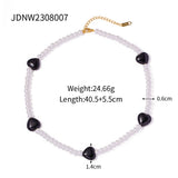 GLASS PEARLNICHEHIGH END SENSE NECKLACE_CWAJE1421