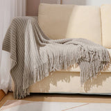 KNITTED SOFT WARM SOFA BLANKET BED END BLANKET_CWMM0200