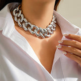 Punk Trend Cool Hip-Hop Thick Chain Necklace_Cwaje1167