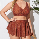 SEXY PLUS SIZE BIKINI FLORAL PRINT SWIMWEAR_CWMW0235