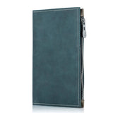 MULTIFUNCTIONAL ZIPPER ULTRA THIN LEATHER WALLET_CWAB3711