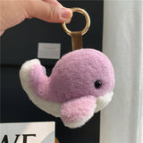 CUTE PLUSH BABY WHALE CAR KEYCHAIN PENDANT_CWMM2479