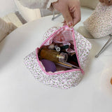 NEW FLORAL FABRIC LARGE CAPACITY COSMETIC BAG_CWAB4379