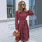 Temperament Design Sense Of Mid-Style Dress