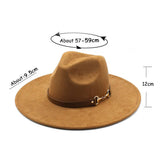 LEISURE OUTDOOR FELT HAT HAT JAZZ HAT_CWAH0845