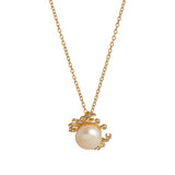 CLOWNFISH PEARL NECKLACE OCEAN KISS PENDANT_CWMM6971