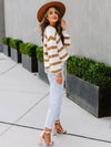 Pullover Striped Fashion Sweater Sweater Crewneck Sweater
