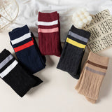 2024 NEW ALL MATCH STRIPED KNEE HIGH SOCKS_CWMS0654