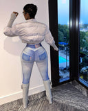 Standing Collar Short Jacket Warm Bread Jacket