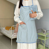 Towel Fabric Small Fresh Apron Cafe Work Apron_Cwmm5812