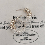 Unique Crystal Wrapped Earrings