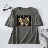 LEOPARD BOW PRINT T SHIRT LOOSE FIT FOR WOMEN_CWTTS1461