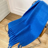 SOFT MOHAIR FEEL SCARF COZY WINTER WRAP_CWASC0323