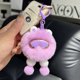 CUTE PLUSH ROBOT CAR KEYCHAIN BAG PENDANT GIFT_CWMM2553