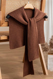 Cwasc2726_Autumn And Winter Striped Wool Neck Shawl