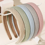 PLAID PATTERN HAIR HOOP_CWAHA0225