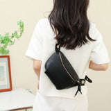 BELT BAGS LEATHER FANNY PACK CROSSBODY FOR WOMENS_CWAB2118