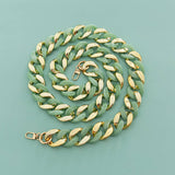 LARGE RESIN ACRYLIC BAG CHAIN WIDE SHOULDER STRAP_CWMM5097