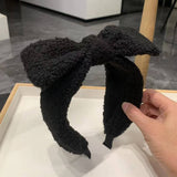 AUTUMN AND WINTER SIMPLE BOW HEADBAND_CWAHA2569