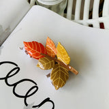 ACRYLIC ANIMAL HAIR CLAW CLIP FARM FALL THEME_CWASC1582