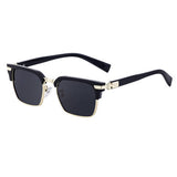 Vintage Polarized Eyebrow Frame Sunglasses_Cwasg0612