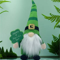 ST PATRICKS DAY FACELESS DOLL RUDOLPH ORNAMENT_CWMM3454