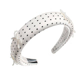 FASHIONABLE AND SIMPLE PEARL BOW DOT HEADBAND_CWAHA2248