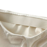 ELEGANT PLEATED SATIN FISHTAIL SKIRT_CWBMS0287