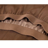 SOLID COLOR ELASTIC WAIST MESH TULLE A LINE SKIRT_CWBLS0372