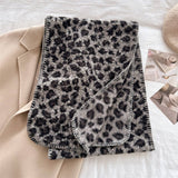 Vintage Leopard Tassel Scarf For Fall Winter_Cwasc2744