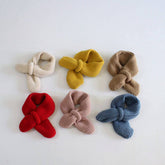 CANDY COLOR KNIT SCARF WINTER NECK WARMER FOR KID_CWASC2097