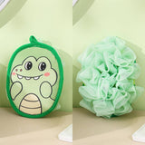 BATH POUF 2 IN 1 SOFT AND NON FRAGILE BATH BALL_CWMM3329