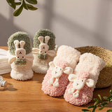 CARTOON LAMB WOOL WINTER WARM HALTER GLOVES_CWAG0185