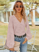 V-Neck Temperament Commuter Loose Chiffon Shirt